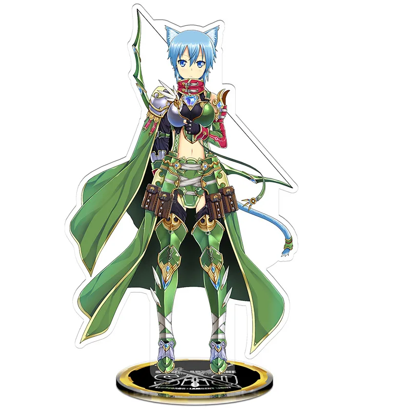 Меч искусство онлайн Kirigaya Kazuto Yuuki Asuna фигурка на акриловой подставке настольное