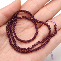 natural stone section beads round 3mm purple quartzs loose bead suitable for diy fashion bracelet necklace accessories