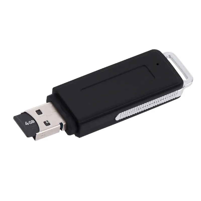 Цифровой мини аудио звукозапись USB диктофон рекордер Запись Профессиональный