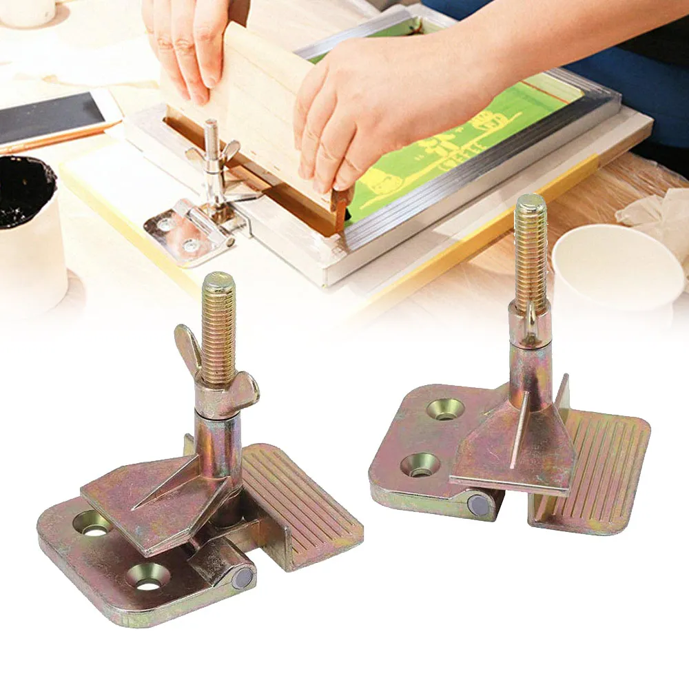 2 шт. цинковый сплав латунь трафаретная печать зажимы шарнирный зажим Бабочка