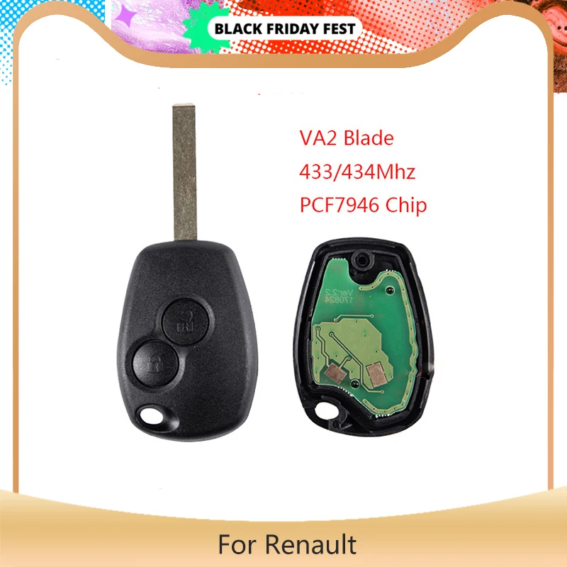 Автомобильный Дистанционный ключ YLKGTTER для Renault Duster Modus Clio Twingo Dacia Logan Sandero с чипом