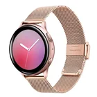 Быстросъемный сетчатый ремешок для Samsung Active2, матовый браслет для Huawei Watch GT2Ticwatch Pro 2020, 18 мм 20 мм 22 мм 40 мм 44 мм