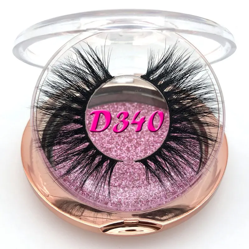 D340 Mikiwi D380 ресницы 3D норковые ресницы Роскошные ручной работы норковые ресницы среднего объема без грубости норковые накладные ресницы верхние ресницы - Цвет: D340