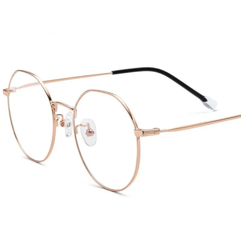 

YPAY Pure Titanium Glasses Frame Men's Square Myopia Prescription Glasses Frame 2021 Nnew All-Optical Round Korean Glasses AA15