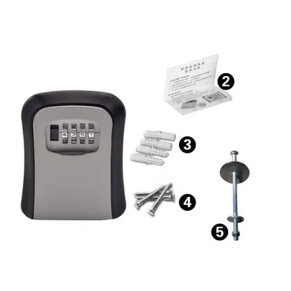 Коробка для ремонта ключей с паролем настенная антиразбивающая Блокировка