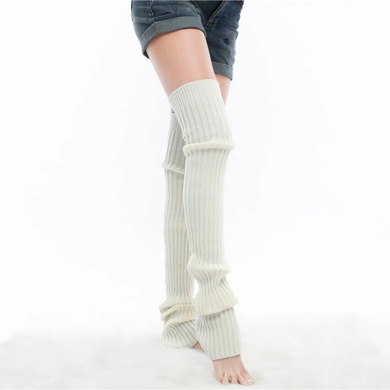 Женские длинные трикотажные гетры запасы для занятия балетом