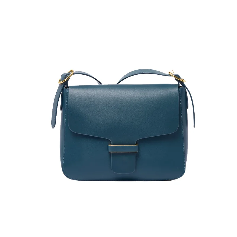 

Chic Leather Small Square Bag Women's Handbag Fashion Dark Shoulder Belt Messenger Bag Women's Cross Bag Korean Handbag