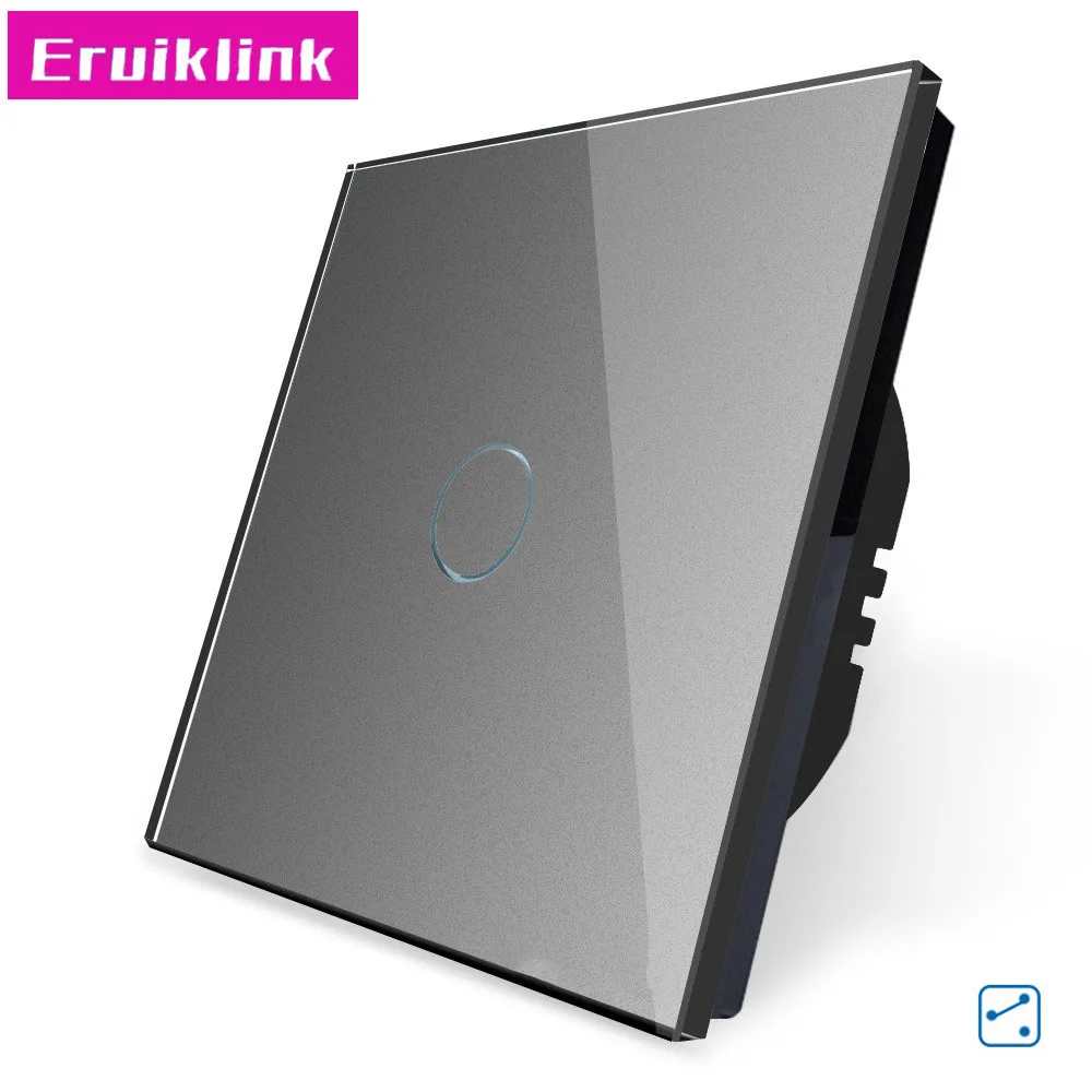 Стандарт ЕС/Великобритании настенный выключатель света 1/2/3 банды 2 пути