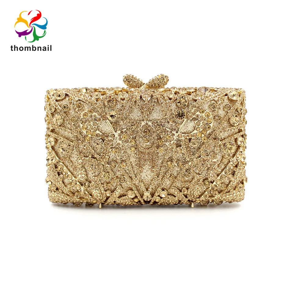 Роскошная золотая Женская сумочка 2020 вечерний кошелек с бриллиантами Свадебный