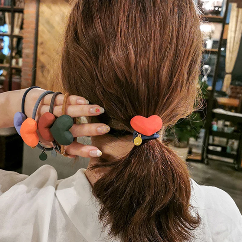 1 шт. женская модная лента для волос в форме сердца украшение девушек конский