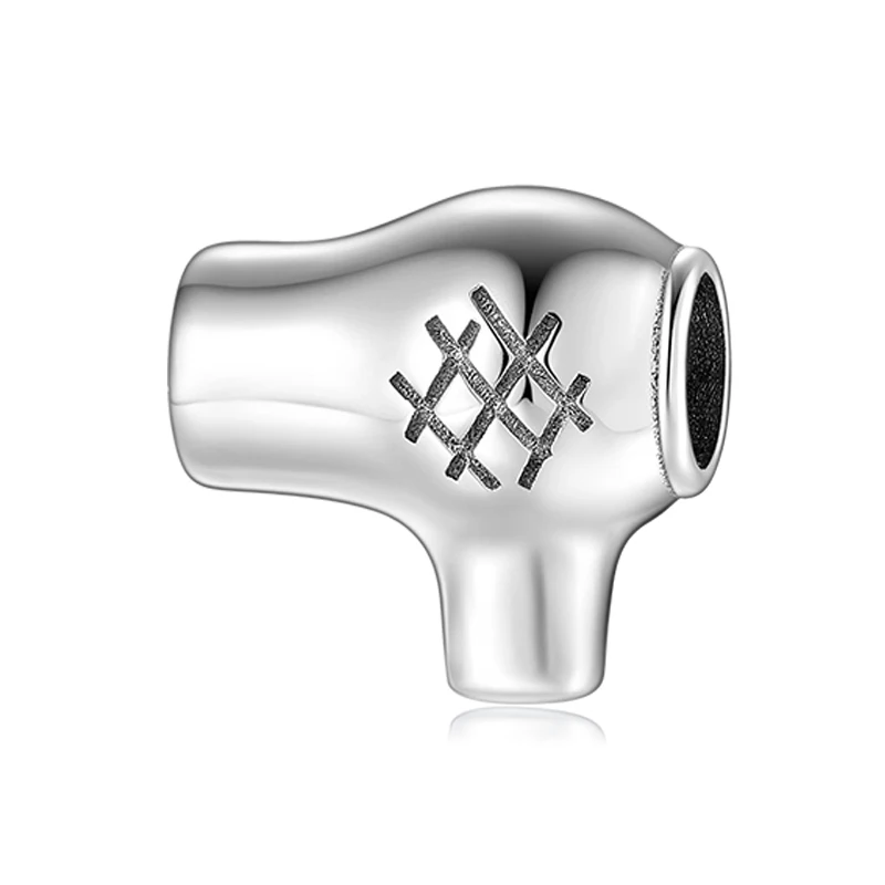 Фен для волос серебряные бусины 925 пробы Подходит европейских женщин браслеты DIY