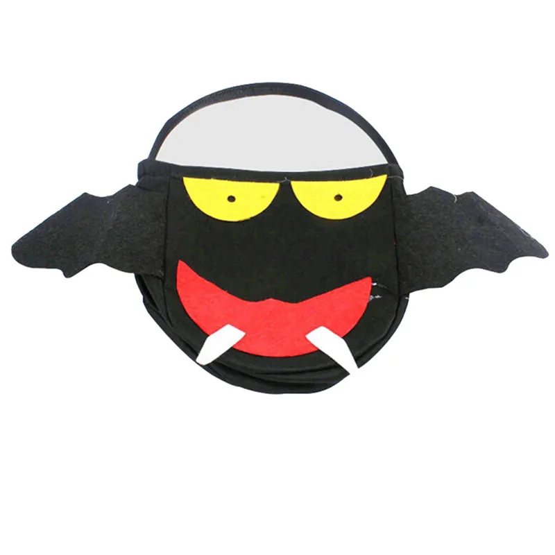 Мультяшная сумка для Хэллоуина Детские сумочки сладостей и конфет черная с