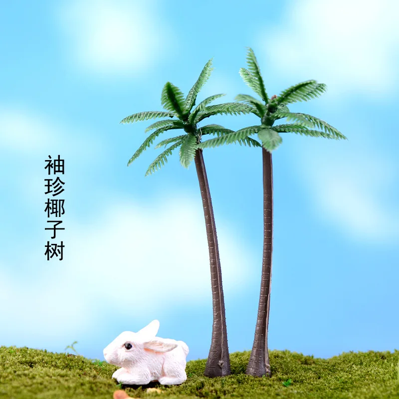 Искусственный розовое дерево запасами ивовых деревьев миниатюрная сказочная