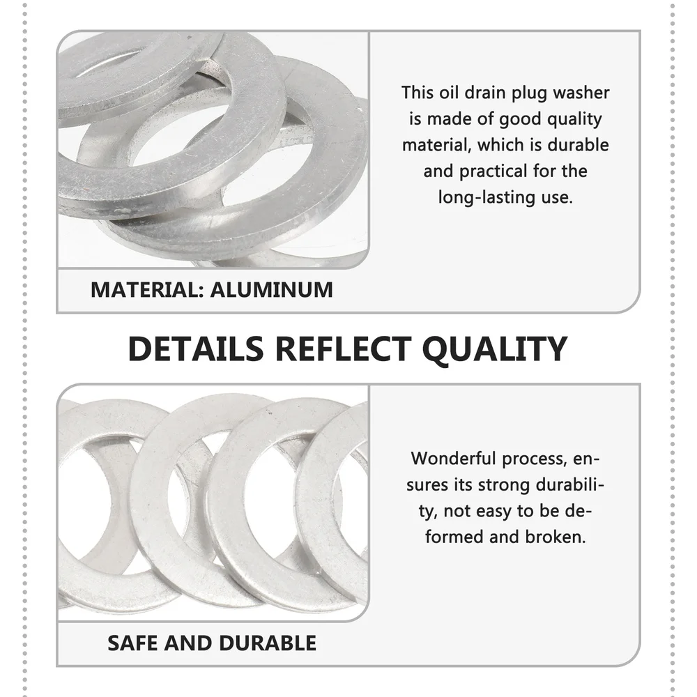 10 шт. пробка для слива масла двигателя автомобиля прокладка автомобильный