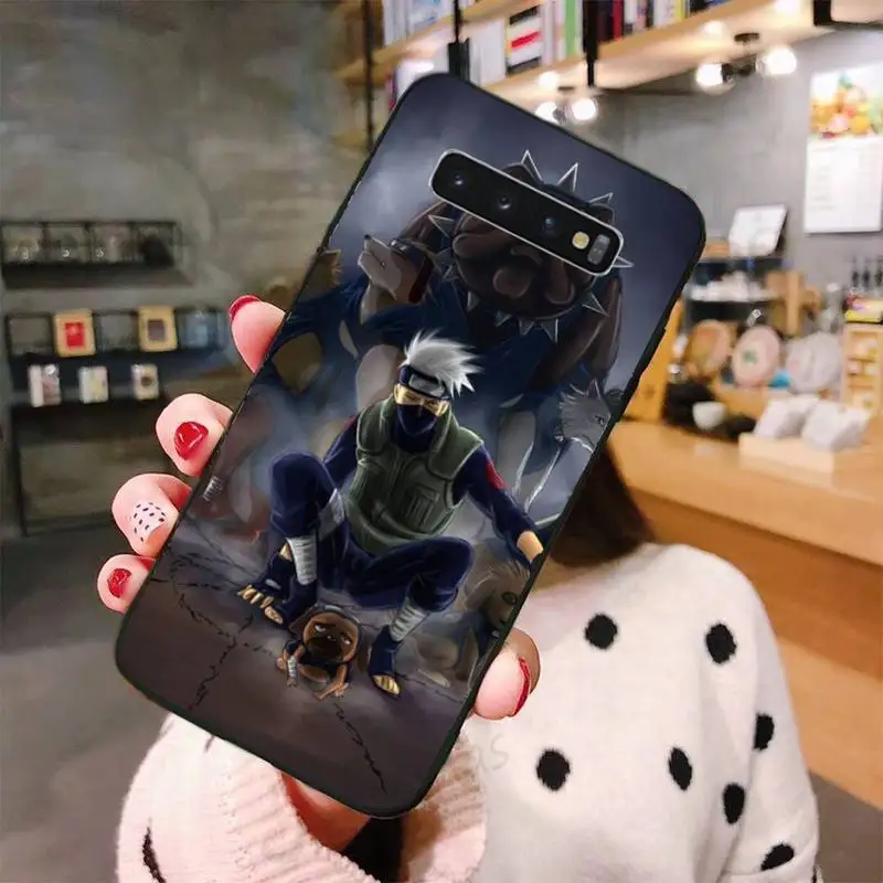 

Naruto Kakashi Anime design Phone Case For Samsung A50 A51 A71 A20E A20S S10 S20 S21 S30 Plus ultra 5G M11 funda shell