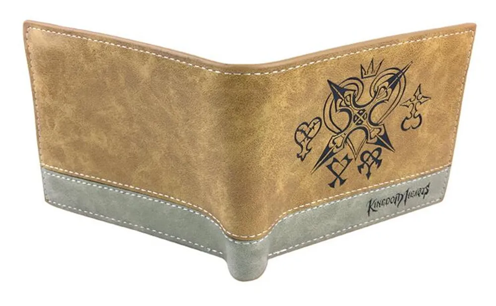 Многослойный кошелек цвета хаки из искусственной кожи с изображением героев