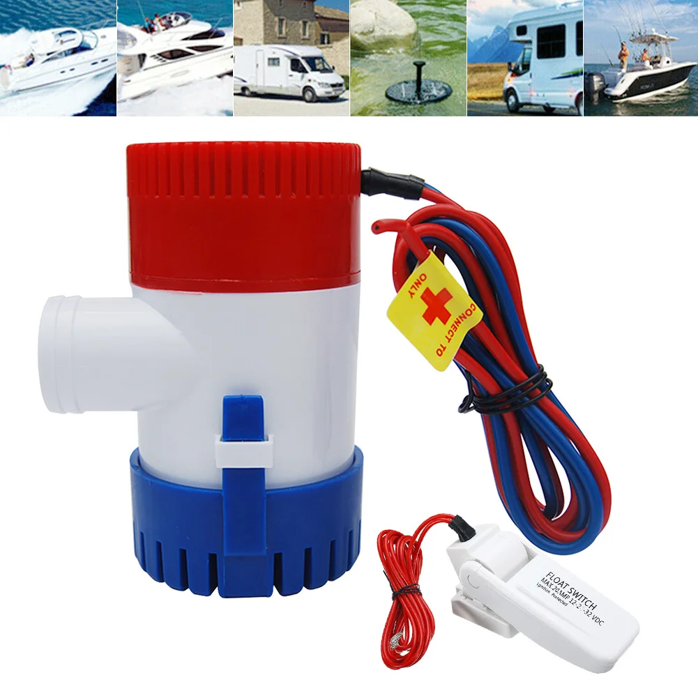 Электрический морской погружной откачивающий водяной насос 1100GPH с