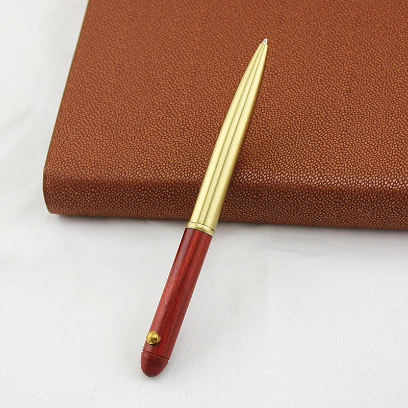 Новая Винтажная деревянная ручка из латуни креативная Высококачественная