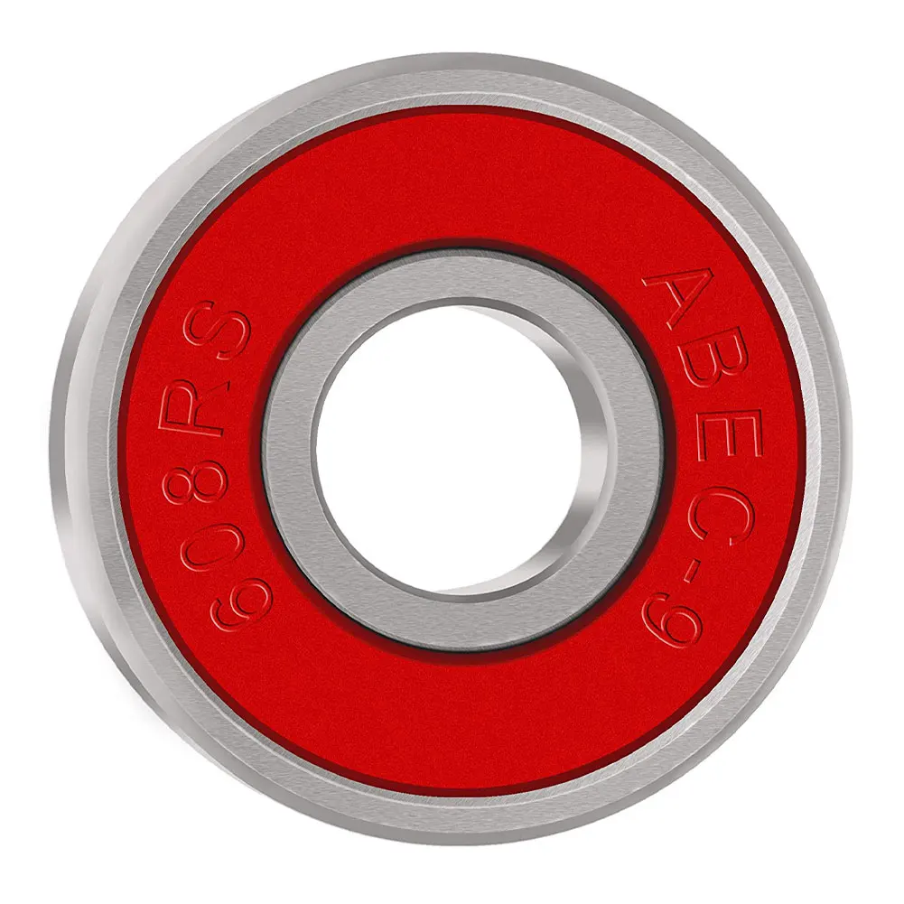 

10PCS/Set Miniature Ball Bearings Double Rubber Sealed Deep Groove 608 RS Bearing ABEC-9 Bearings For Skateboards Scooters