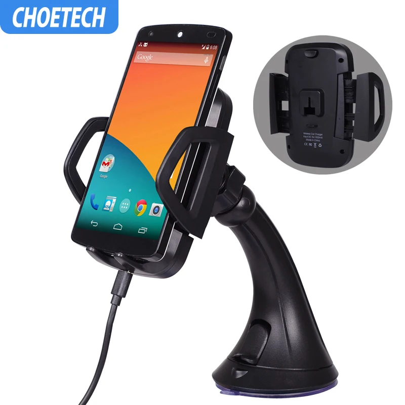 CHOETECH 3 катушки QI Беспроводное зарядное устройство Быстрая Беспроводная зарядная