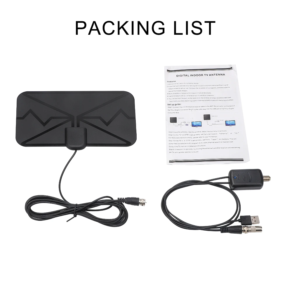 

3600 Miles 4K Digital Antenna TV Indoor Amplifier Signal Booster DVB-T2 HD CBS Freeview TV HD Digital Antenna Channel Broadcasti