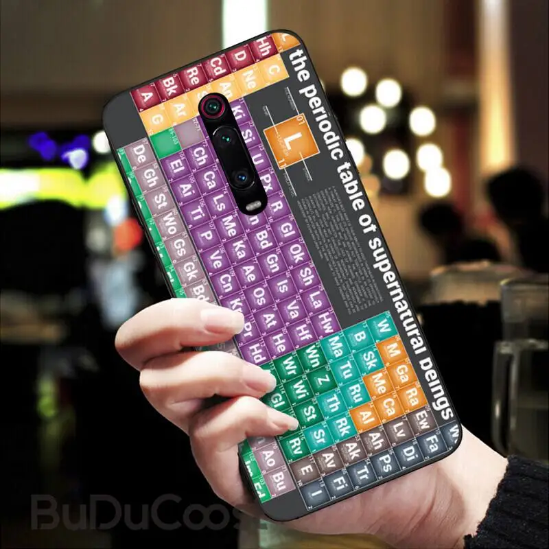 

Periodic Table Elements Chemistry Phone Case for RedMi 5 5plus 6 Pro 6A S2 4X GO 7A 8A 7 8 9 K20 case