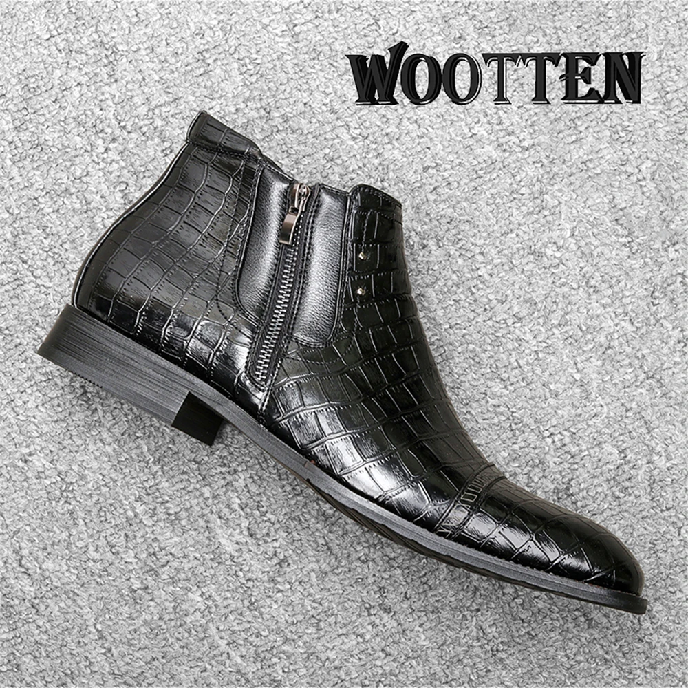 40 46 зимние ботинки для мужчин 2020 теплая Удобная Нескользящая зимняя мужская