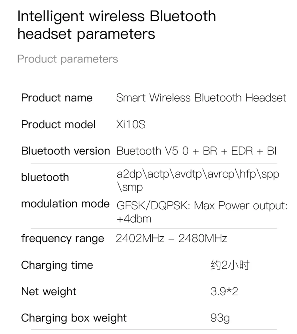 Беспроводные наушники TWS Bluetooth 5,0 стерео наушники спортивные наушники гарнитуры с микрофоном