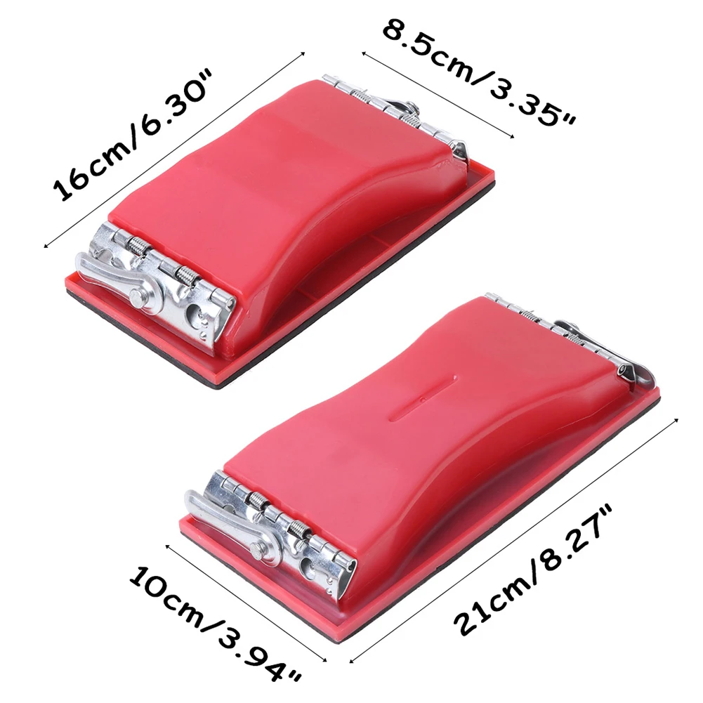 Rectangle Sandpaper Holder Plastic Sander Stand Board Sanding Tool Sand paper plane board trowel Accessories | Инструменты