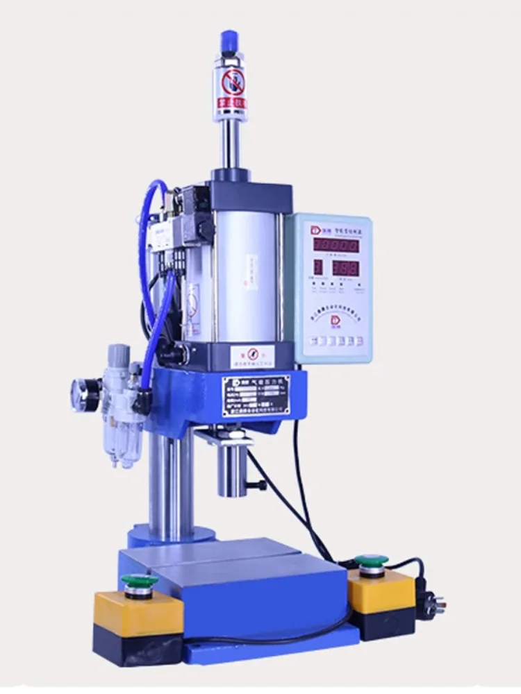 

Punzonadora neumatica de 500KG, prensa neumatica Manual, pequena fuerza ajustable, 110V/220V, tipo 100