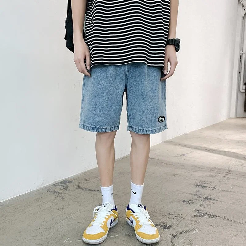 

Casual Printed Mens Shorts Summer Loose Short Pants Mens Clothing Elastic Waist Label Fashion Shorts Homme -40