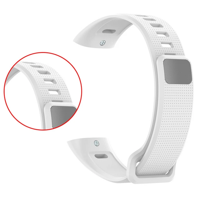 2 шт Силиконовые часы браслет ремешок для HUAWEI Band2 Pro/ Band2/ ERS B19/ERS B29 Смарт белый и