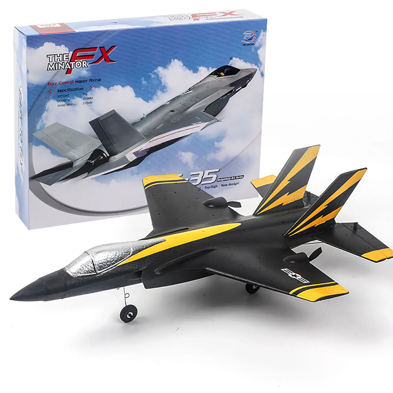 

Fx935 Remote Control Fighter Imitates F35 2.4ghz 4chRC Gliding AiRCraft Children's Remote Control AiRCraft Model Drone Toy #K