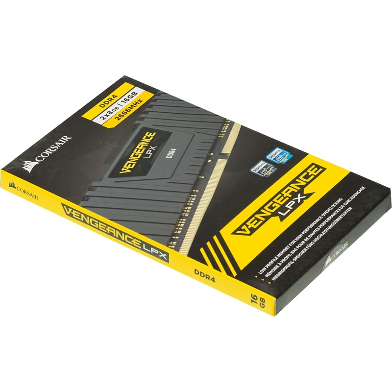 Модуль памяти CORSAIR Vengeance LPX CMK16GX4M2A2666C16 DDR4 2x 8Гб|Оперативная память| |