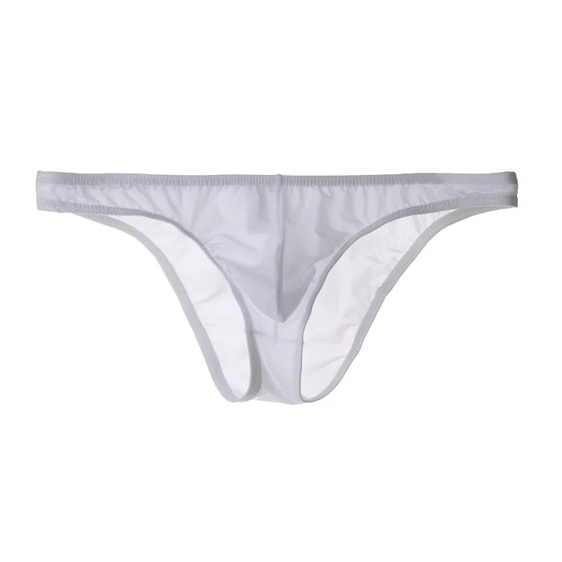Новинка ультратонкие прозрачные мужские трусы из ледяного шелка сексуальное