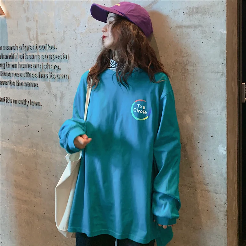 

Waitmore Vintage Sweater Women's Spring and Autumn Loose Korean Style Lazy Style Thin Early Spring Top Coat Vetiver