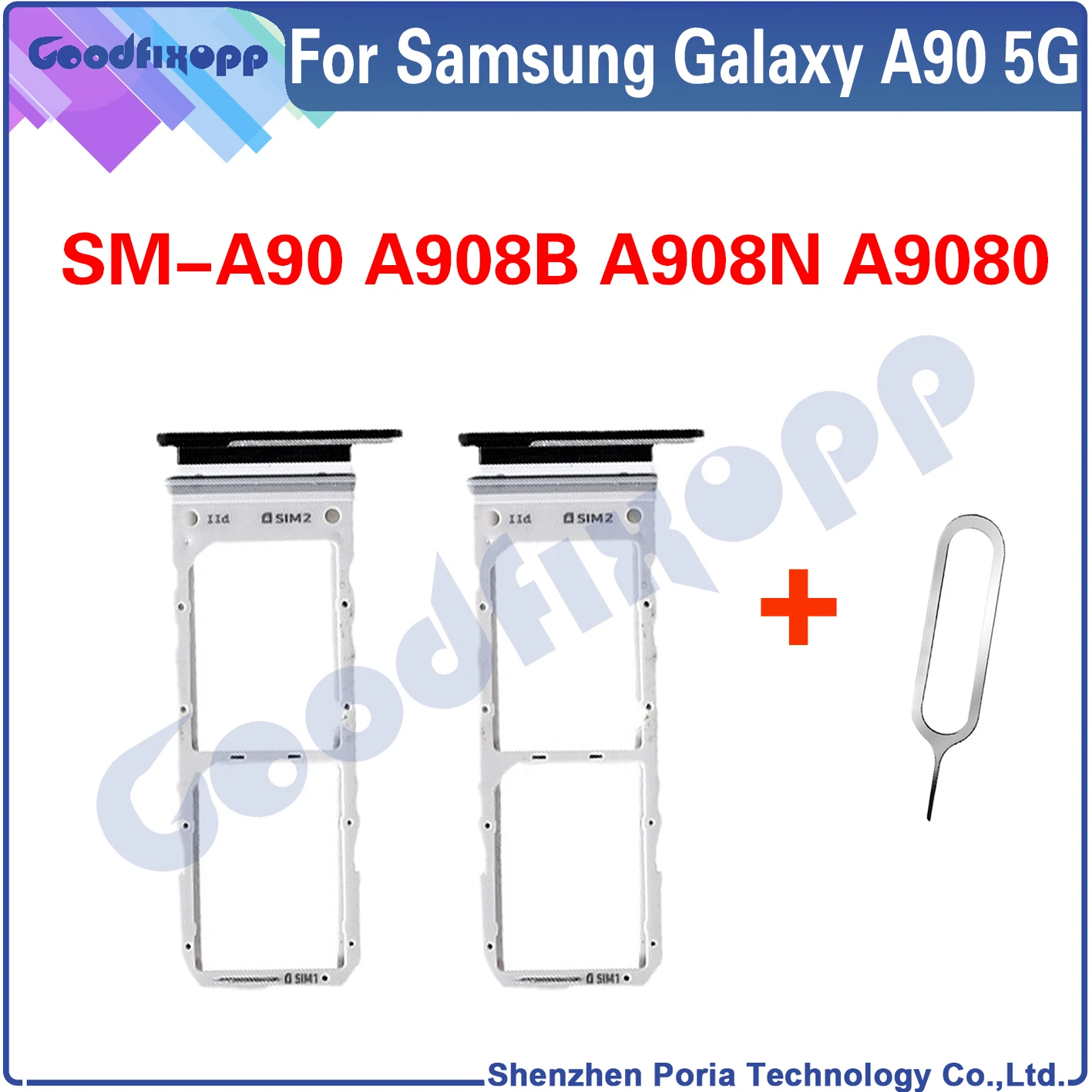 

For Samsung Galaxy A90 SIM Card Tray Slot Holder Adapter Socket Sim Tray Holder