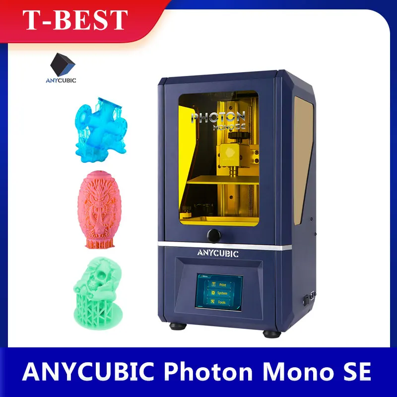 3D принтер ANYCUBIC Photon Mono SE 130 нм УФ полимер принтеры 6 дюймов монохромный ЖК дисплей 2K