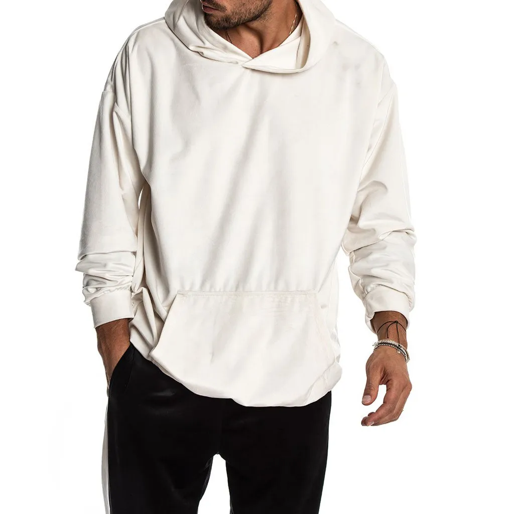 Толстовка Мужская/Женская повседневная однотонная свободного покроя в японском