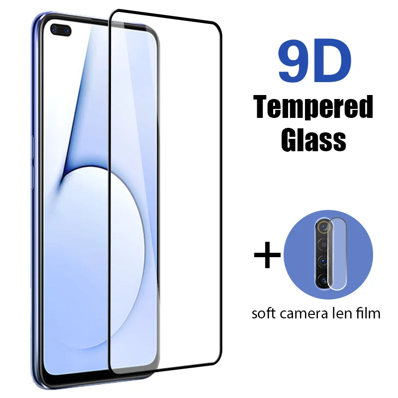 

Hard Front+Back Tempered Glass For Realme X50M X7 X3 X2 Q2i Pro XT Screen Protector+Lens Film On Realme C17 C15 C12 C11 C3 C2 C1