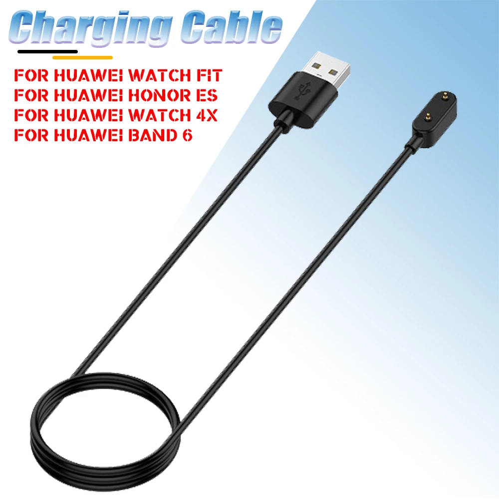 

USB Smartwatch Charger Charging Cable Adapter Safety Fast Portable Charge Accessories For Huawei Watch Fit 4x / Honor Es Band 6