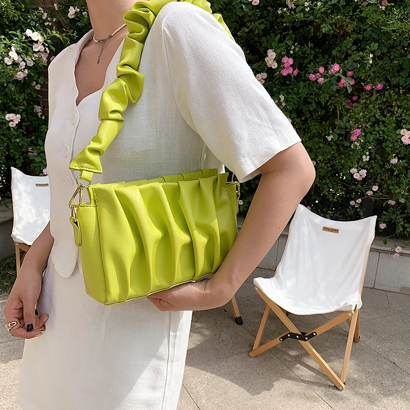 

THREEPEAS PU Leather Woman's Shoulder Bag Popular Style Small Crossbody Bag Horizontal Square Women Bag