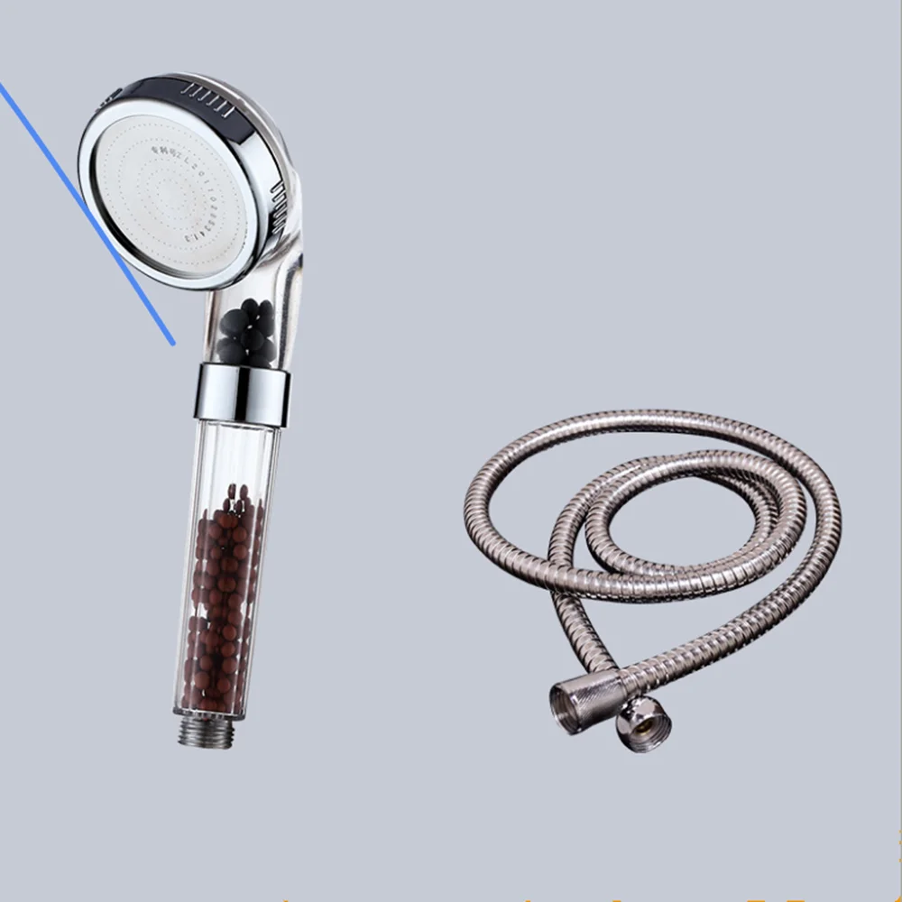 Анионная Душевая насадка под давлением для ванной водонагреватель ручная