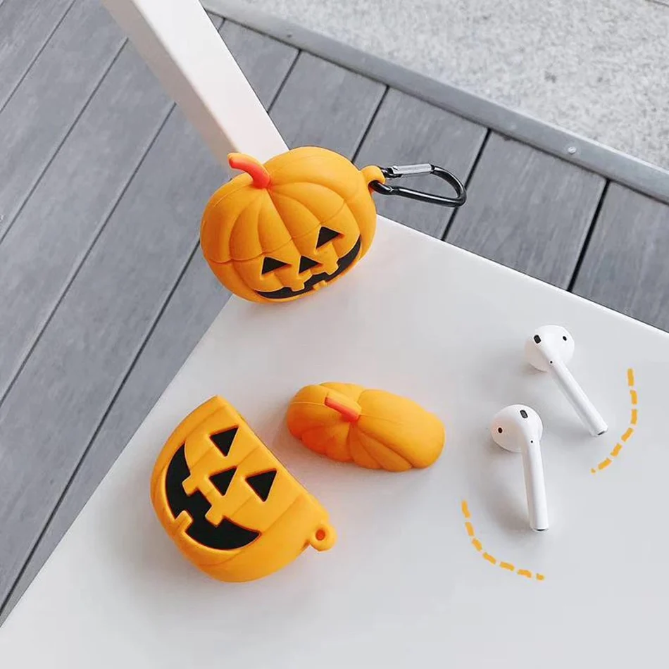 3D чехол для наушников s для AirPods, силиконовый чехол с милым мультяшным щенком для Apple Air pods 2, забавный чехол для наушников, кольцевой ремешок