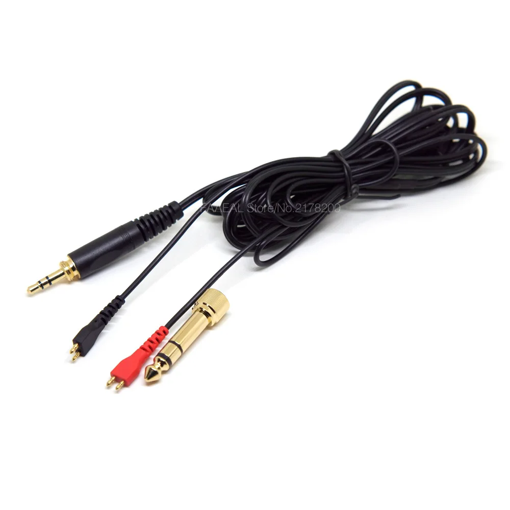 Сменный кабель для наушников Sennheiser HD25 1 HD265 HD535 HD545 HD560 HD565 HD580 HD600 HD650 позолоченный