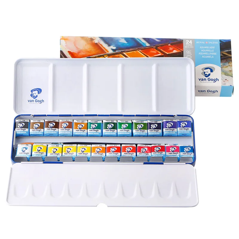 Набор акварельных красок VAN GOGH 24/36 color s Solid акварельные краски в наборе