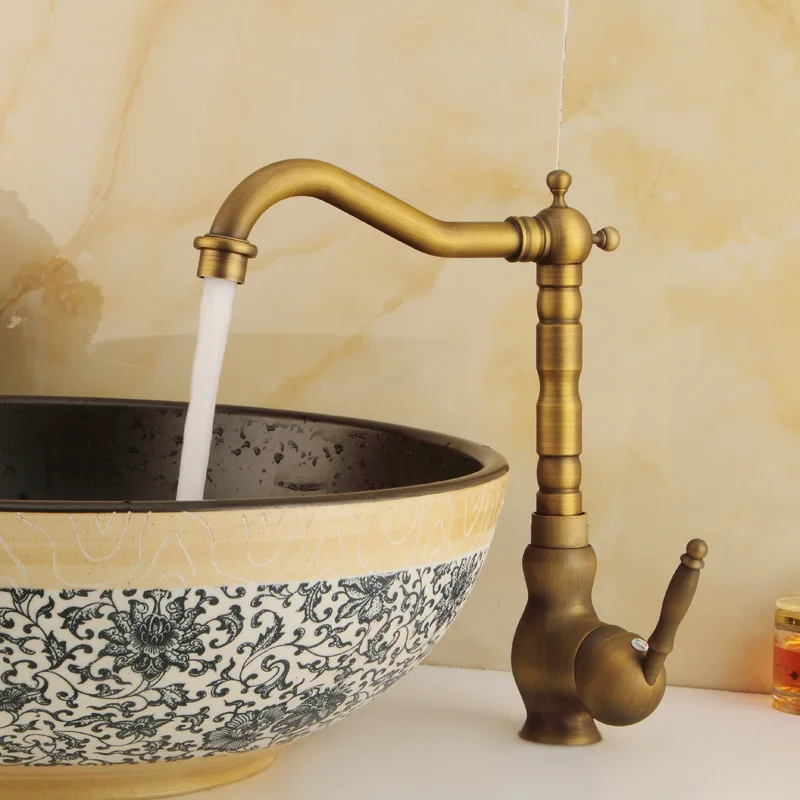 

Art Basin Antique Kitchen Faucet Hot and Cold Basin Faucet Bathroom Kitchen and Bathroom