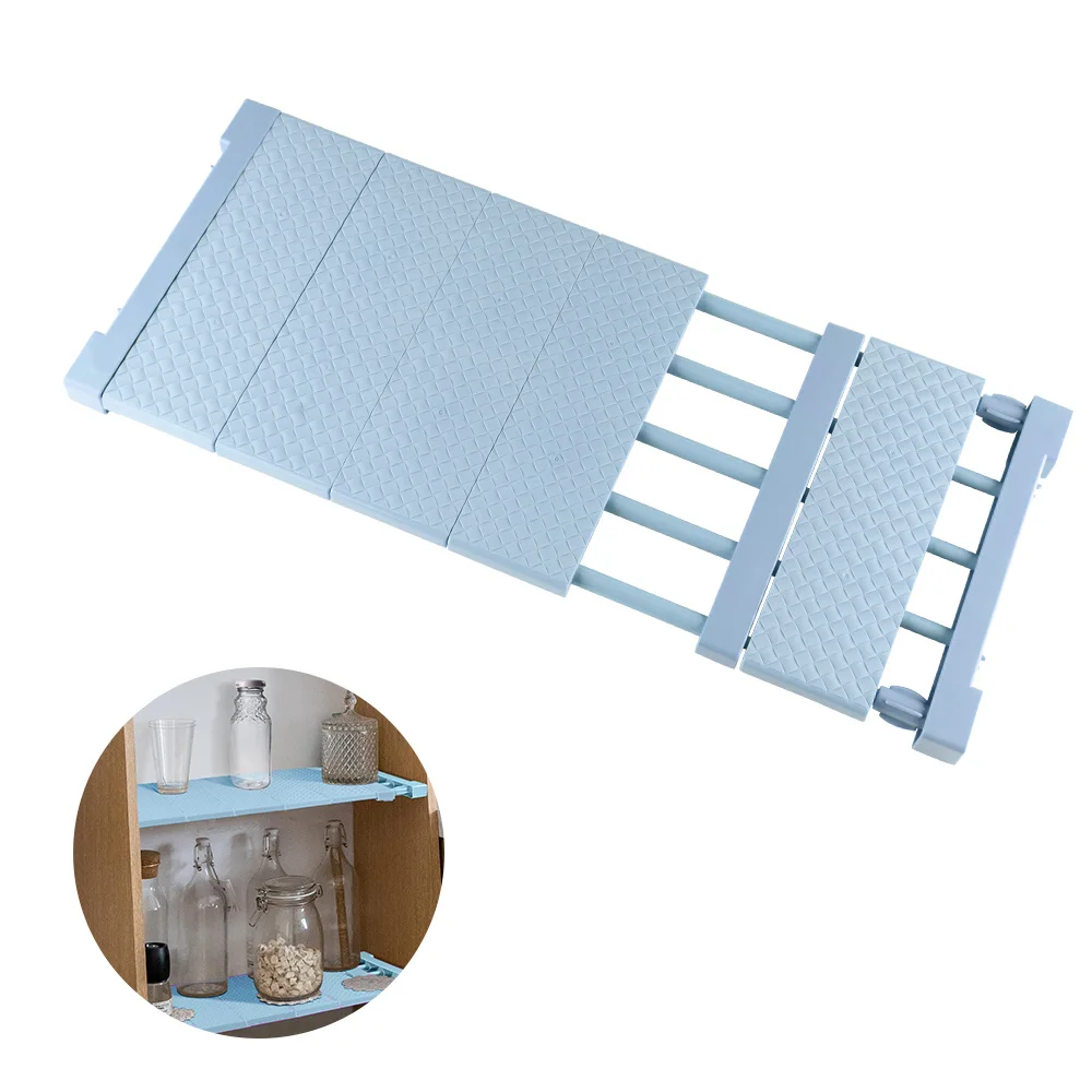 Регулируемый органайзер для шкафа полка хранения экономия места полки держатели