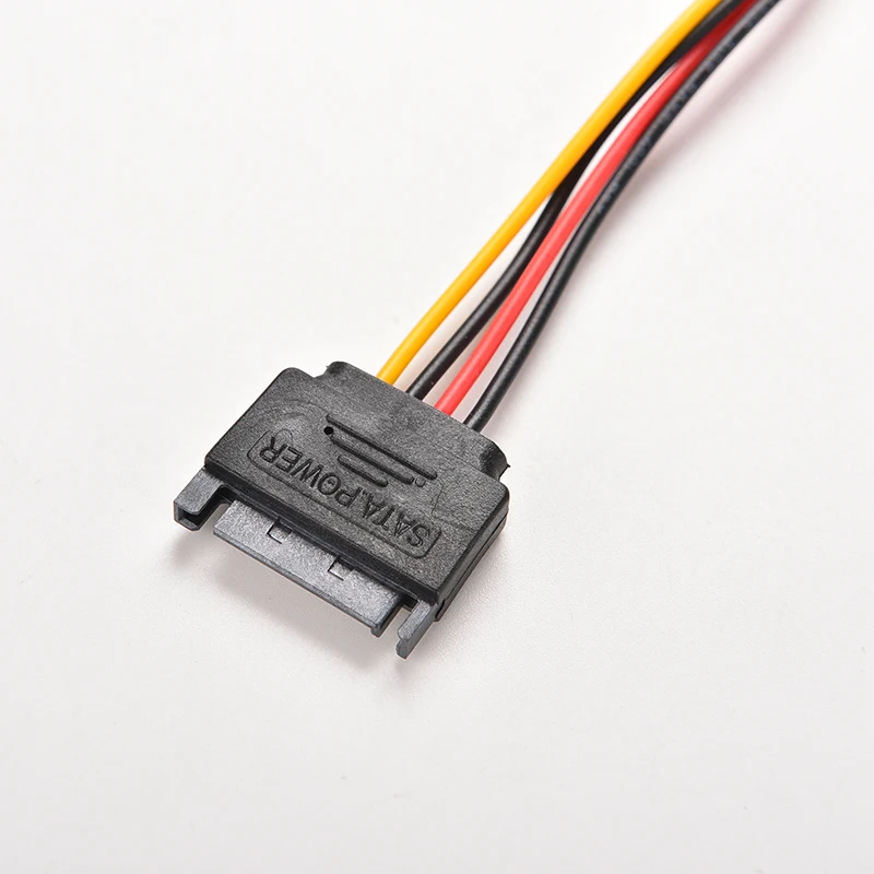 1/2pcs 20cm 15 Pin SATA Male to Female Adapter 15P Power Extension Cable Wire Cord 8 Inches Computer Connections | Компьютеры и офис