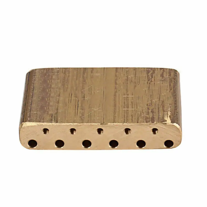 

Brass CNC Steel Block For Electric Guitar Tremolo Bridge Steel Saddles Parts